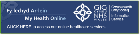 My Health Online. Click here to access our online healthcare services.
